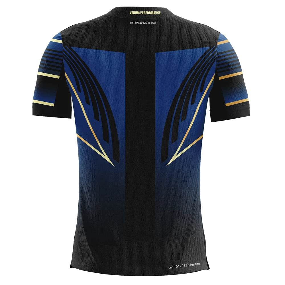 Men's Training UFC Breathable Sportswear T-shirts Outdoor Male Leisure Short-Sleeved Jersey Boys Running Fitness Tops.