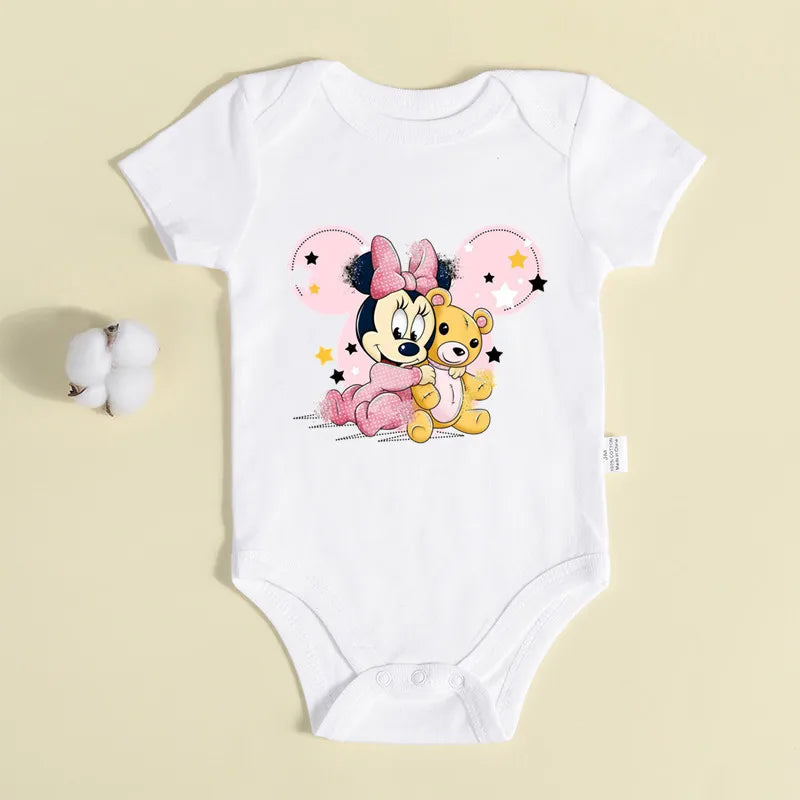 Baby Donald und Daisy Babykleidung Baumwolle Neugeborene Bodys Twin Junge Mädchen Onesie Sommer Overall
