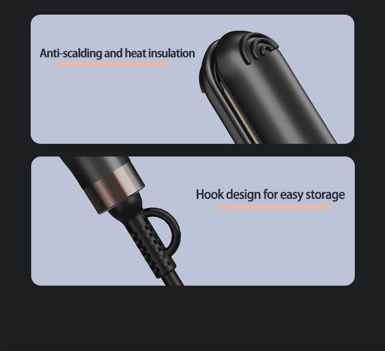 Hot Comb Straightener Curler Dual Purpose, Negative Ion Essential Oil Hair Care Professional And Safe Hairdressing Equipment