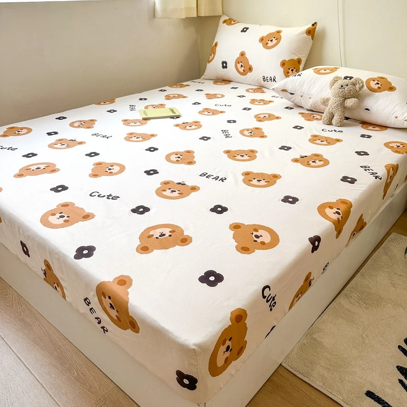 1pc Warm Winter Elastic Fitted Sheets Adjustable Flannel Velvet Mattress Cover Fluffy Fitted Bed Sheets for 200 Queen 180 size