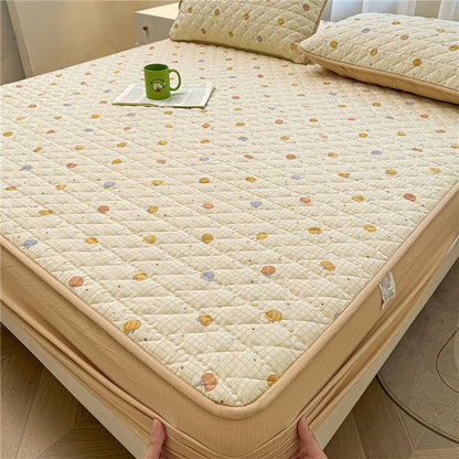 Non-slip Bed Cover Queen/King Size Bedspread Thicken Bed Linen Home Mattress Protector cubre colchón (Pillowcase Need Order)