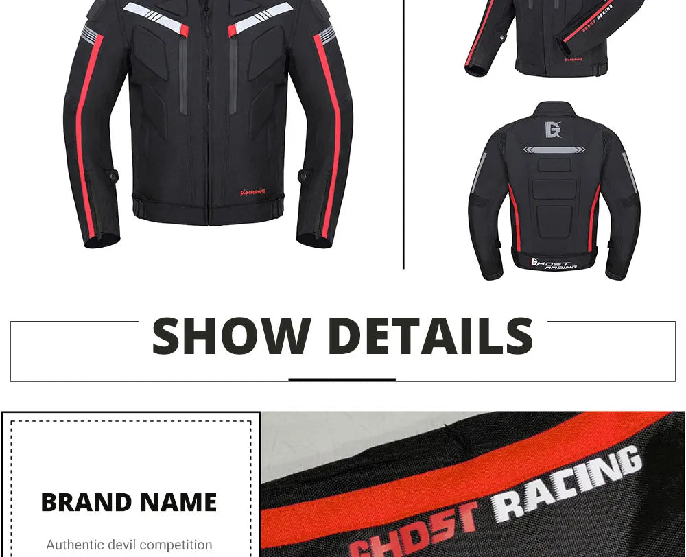 Waterproof Motorcycle Jacket Pant Suit Cold-proof Motorbike Jacket Men Motocross Riding Clothing CE Protective Gear Size M-5XL