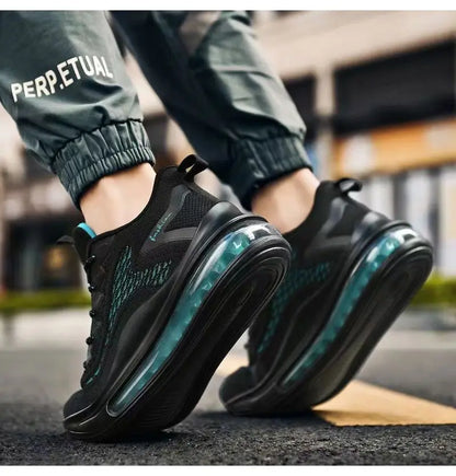 кроссовки мужские 2023 Men Air Cushion Casual Sneaker Mesh Breathable Running Shoes Men Outdoor Thick Sports Walking Sneakers.