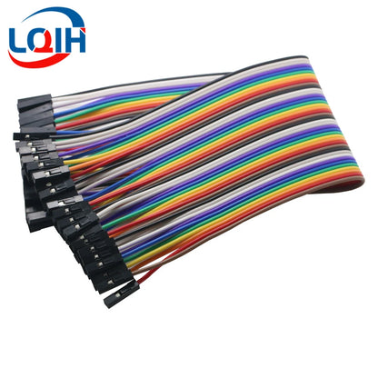 40-120PCS Dupont Line 10/15/20CM 30CM 40Pin Male to Male + Male to Female Female to Female Jumper Wire Dupont Cable for DIY KIT.