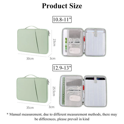 Laptop Bag for 11-13 Inch Protective Tablet Sleeve Case Padded Carrying Case Fit for iPad Macbook Xiaomi ASUS HUAWEI Lenovo.