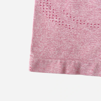 Seamless Women Yoga Set Crop Top Short Sleeve Shirt Fitness Shorts Workout Clothes For Women Gym Clothing Yoga Sport Set