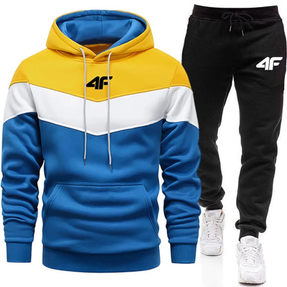 2025 Autumn Winter Men's Clothing Casual Sweatshirt Suit Sweatshirts for Men Daily Tricolor Hoodies Hot Sports Tracksuit Jogging.