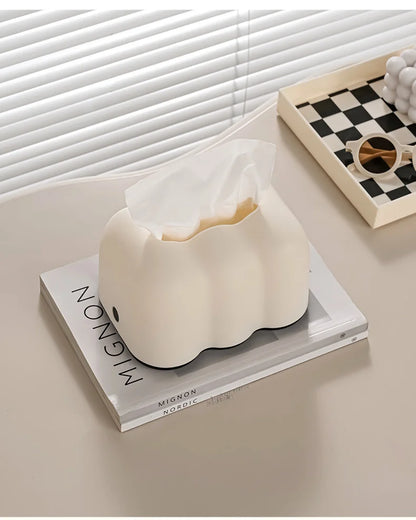 Cloud Design Tissue Box Living Room Coffee Table Towel Dispenser Desktop Paper Storage Holder Kitchen Decor Tissue Organizer.