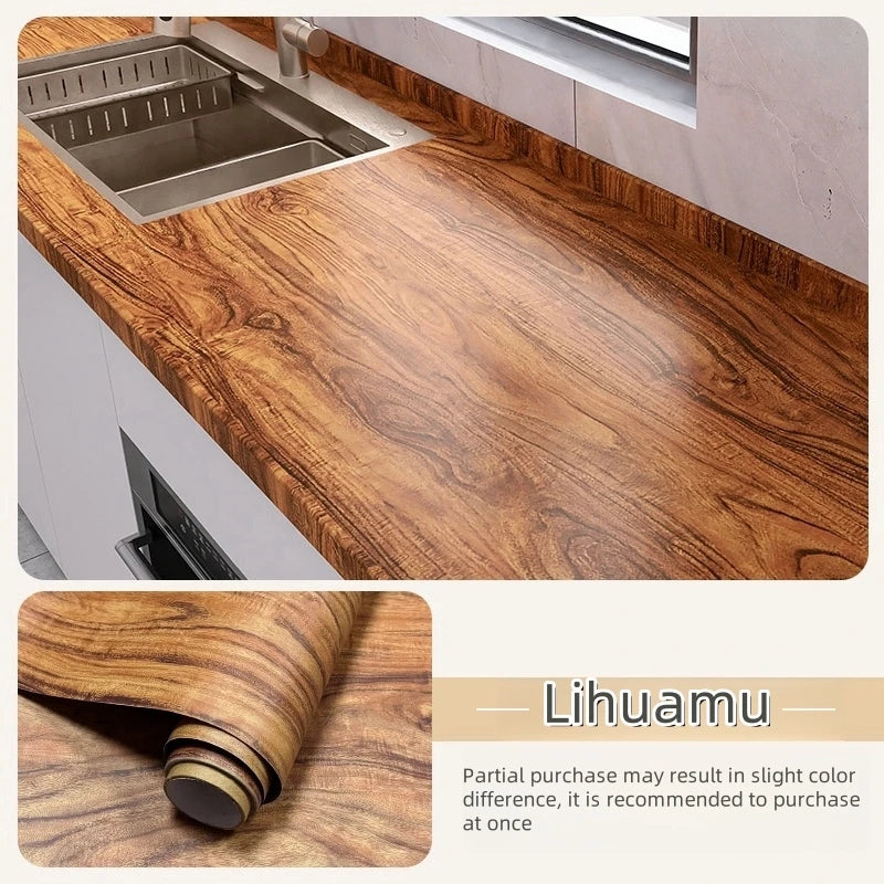 40 cm Möbelrenovierungsaufkleber, selbstklebende Holzmaserungsaufkleber, Tapetenschränke, Holztüren, Tischplatten, Wandaufkleber