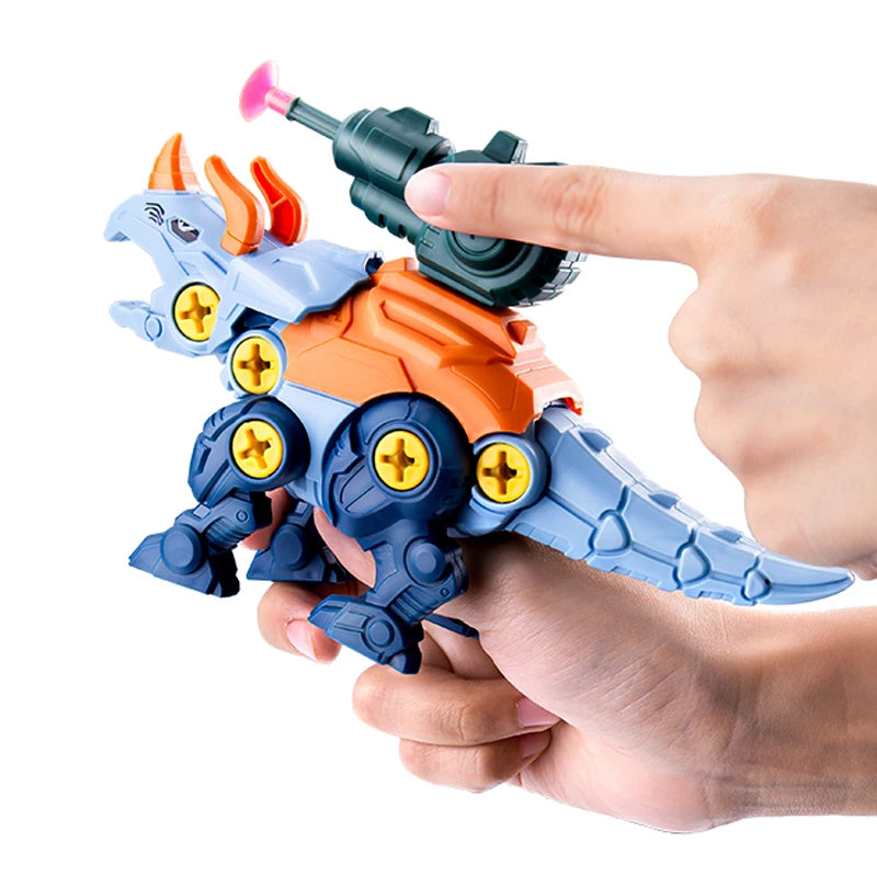 3 in1 DIY Screwing Dinosaurs Baby Toys For 3 Years Old Assembly Nuts Model Sets Safe Blocks Early Educational  Toddler for Kids.