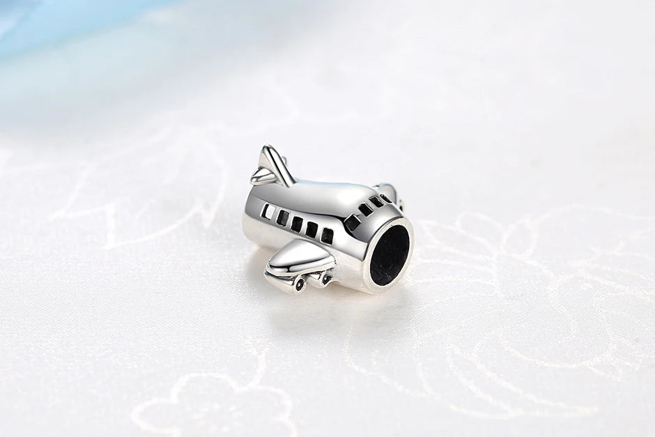 Original 925 Sterling Silver Charms Love Travel London Bus Suitcase Paris Beads Fit Brand Bracelets Necklaces Women DIY Jewelry.