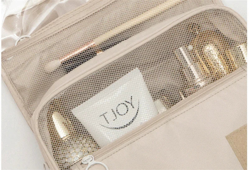 High Quality Women Makeup Bags Travel Cosmetic Bag Toiletries Organizer Waterproof Storage Neceser Hanging Bathroom Wash Bag.