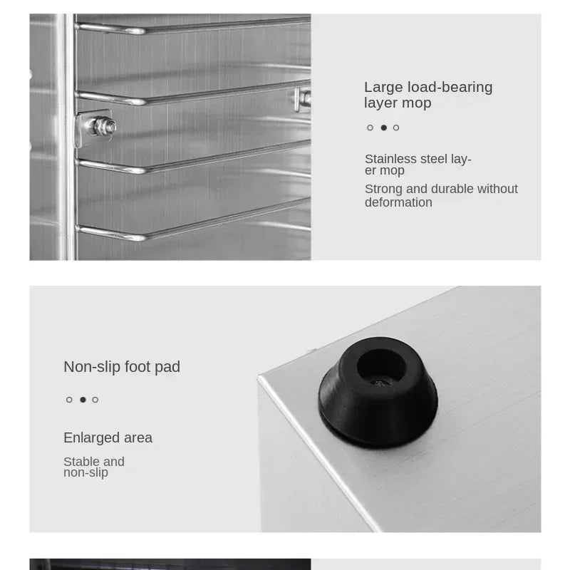 Food Dehydrator Home Fruit Digital Temperature Air Dryer Vegetable  Meat Medicinal Materials Smart Commercial Food Dehydrator.