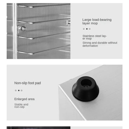 Food Dehydrator Home Fruit Digital Temperature Air Dryer Vegetable  Meat Medicinal Materials Smart Commercial Food Dehydrator.