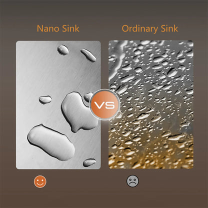 304 Stainless Steel Kitchen Sink Farmhouse Above Counter Undermounter Single Wash Basin with Gourmet Faucet Drain Accessories