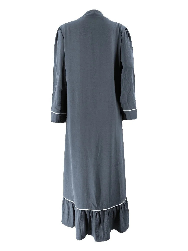 Open Kimono Abaya Damen Dubai Islam Muslim Modest Dress Set Abayas For Women Kaftan Kebaya Caftan Marocaine Robe Femme Musulmane.