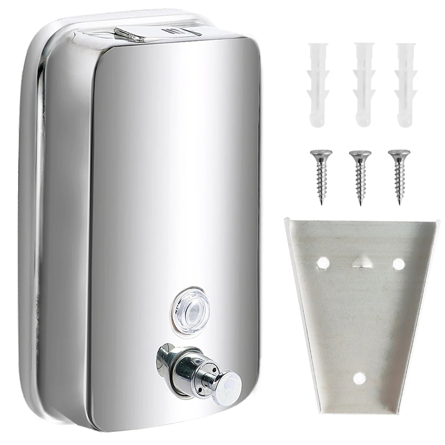 850ML/1050ML Seifenspender Edelstahl Wandmontage Badezimmer Flüssigseife Waschmittel Duschgel Aufbewahrungsflasche Toilette Küche