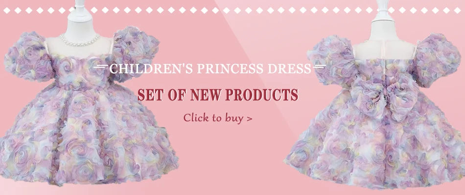 Luxuriöses und elegantes Schmetterlingsmädchen-Prinzessinnenkleid für 0–6 Jahre, formelle Jubiläumsfeier, flauschiges Kleid, Modellkunst, Aufführung.