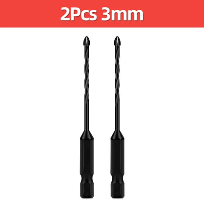 TOOLEYE Kreuz Hex Bohrer Set Für Beton Porzellan Fliesen Glas Metall Multifunktions Bohrer Bits Kit Power Werkzeuge Bohren Bohrer