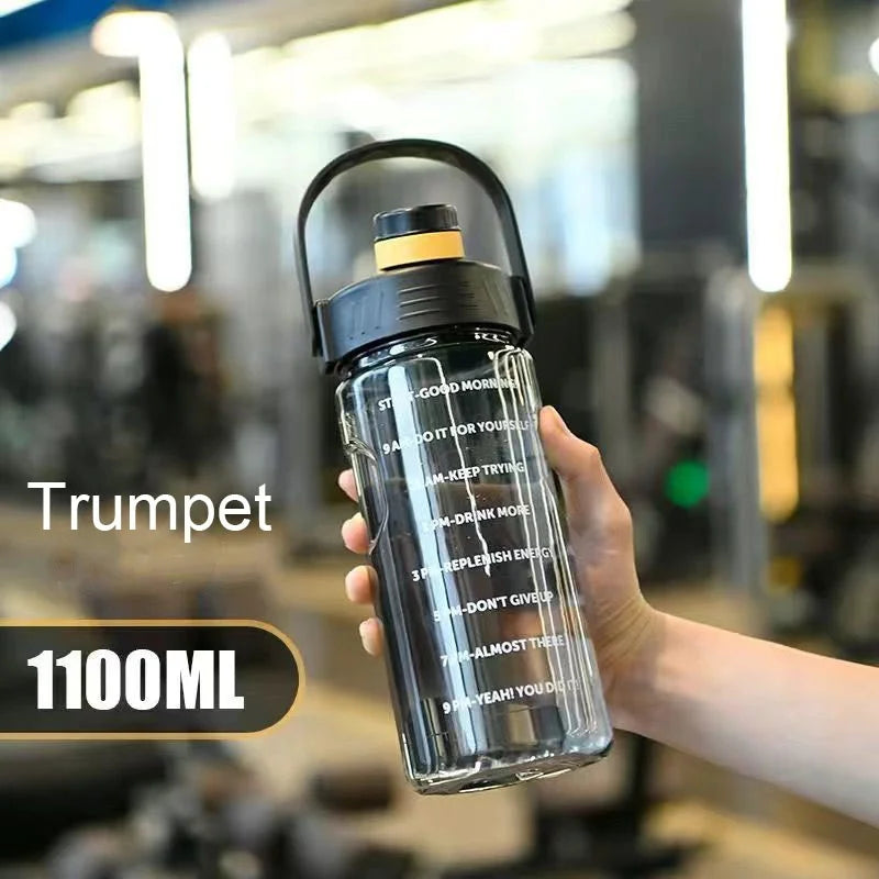 Super-large Capacity Water Cup  Student Outdoor Sports and Fitness  Shock-resistant and High-temperature Resistant Water Bottle.