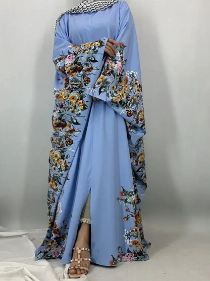 Ramadan Plus Size Abaya Damen Dubai Luxury Islam Arabic Women Muslim Maxi Dresses Clothing Kebaya Kaftan Robe Femme Musulmane.