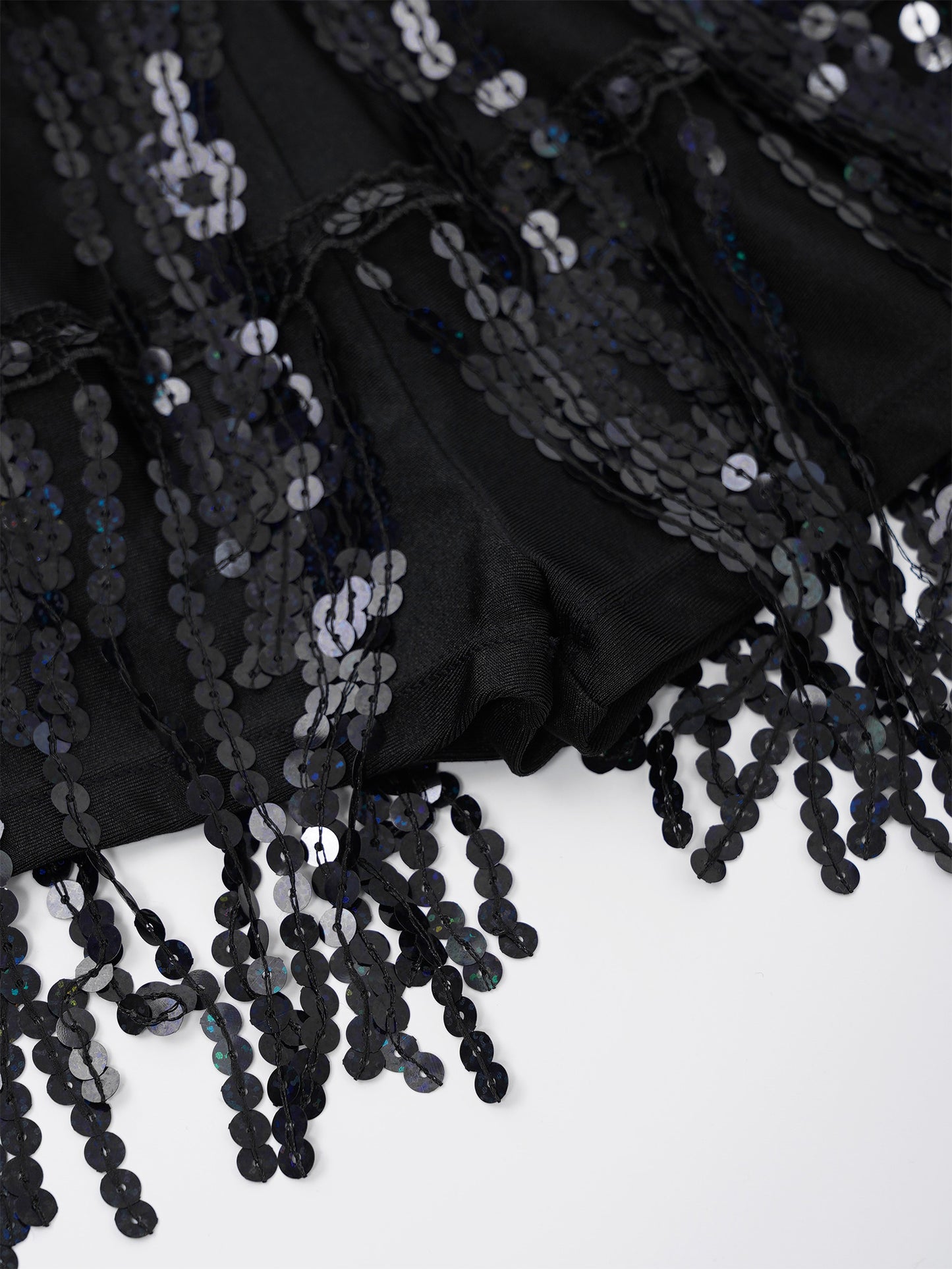 Kind Mädchen Ärmellose Glänzende Pailletten Quaste Boyshorts Kleid Latin Jazz Dance Cha-cha Samba Bühne Leistung Kostüm Dancewear