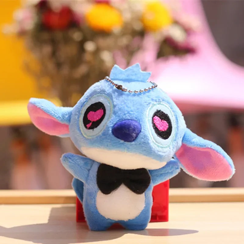 Disney Lilo and Stitch Plush Doll Toy Bouquet Stitch Animal Stuffed Keychains Pendant Girl Kids Birthday Christmas Gifts.