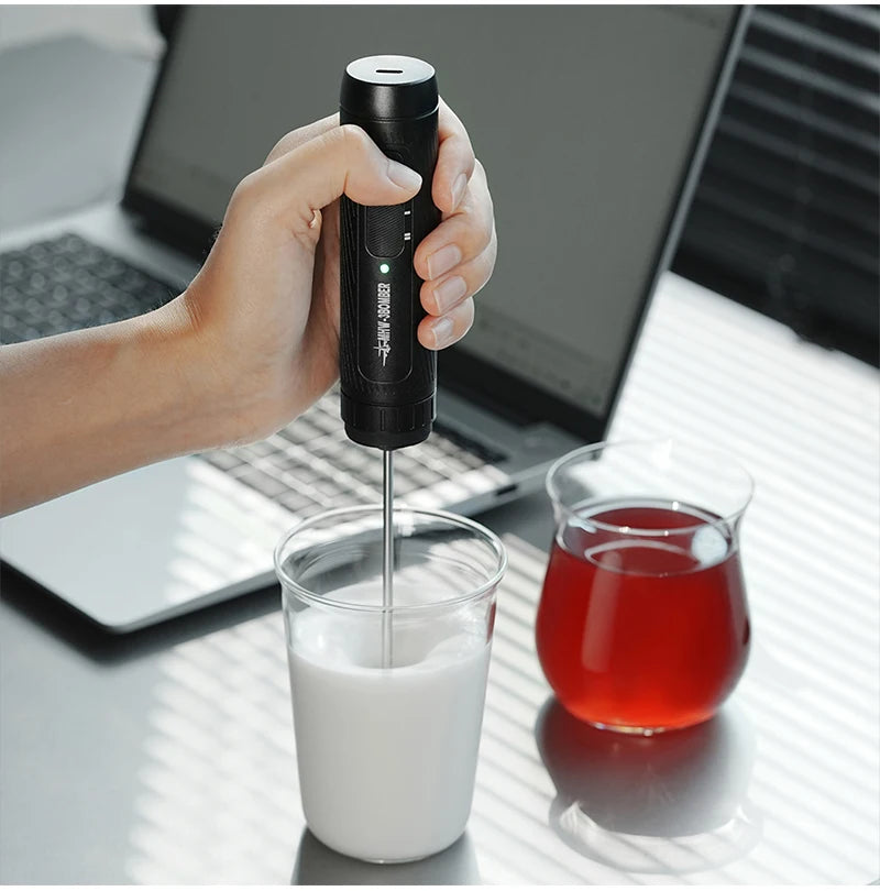 MHW-3BOMBER Official Electric Milk Frother Portable Home Barista Tools Kitchen Accessories