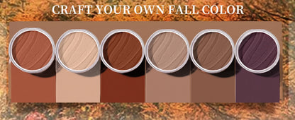 6 colors Dip Powder Set Brown Coffe Color Nail Powder Dipping Nail Powder Nail Art Manicure DIY Salon No Need Lamp Cure.