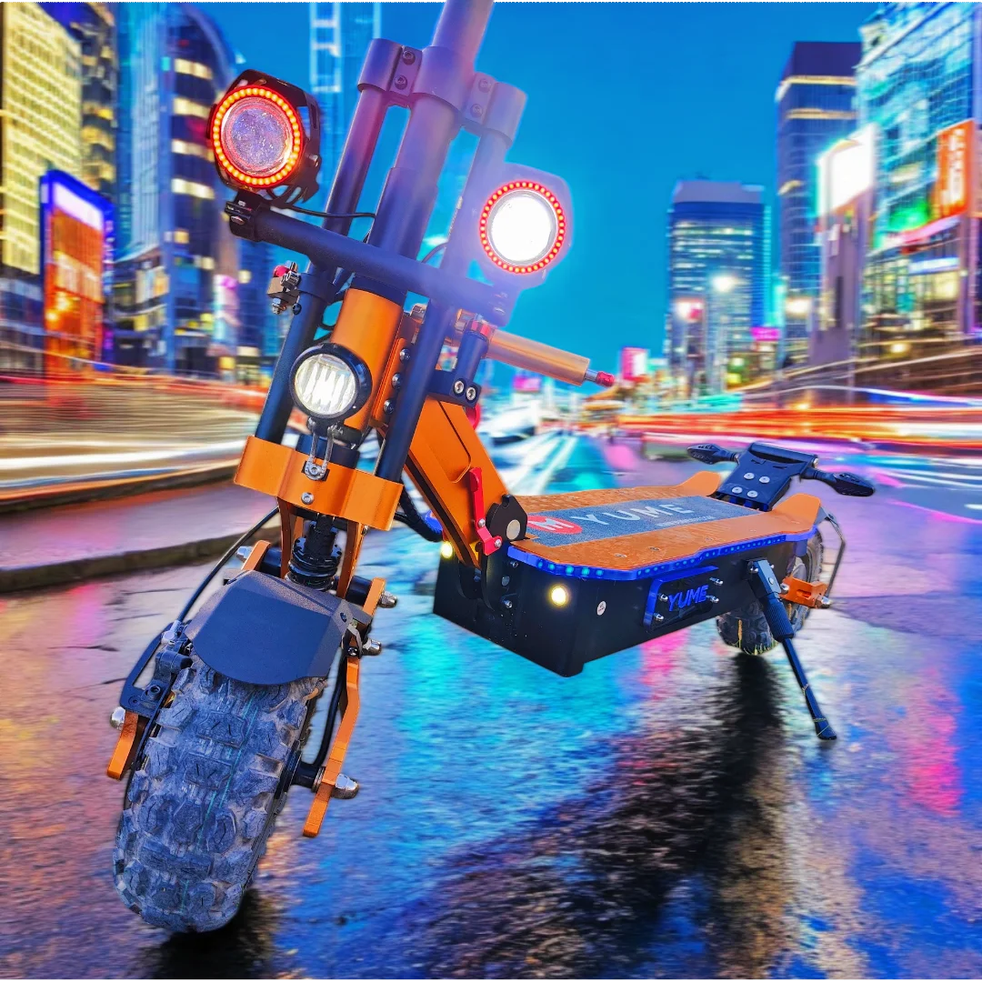 YUME X11+ adult electric scooter 6000W dual motor 60V 30Ah battery 11-inch tires top speed 95km/h range 100km..