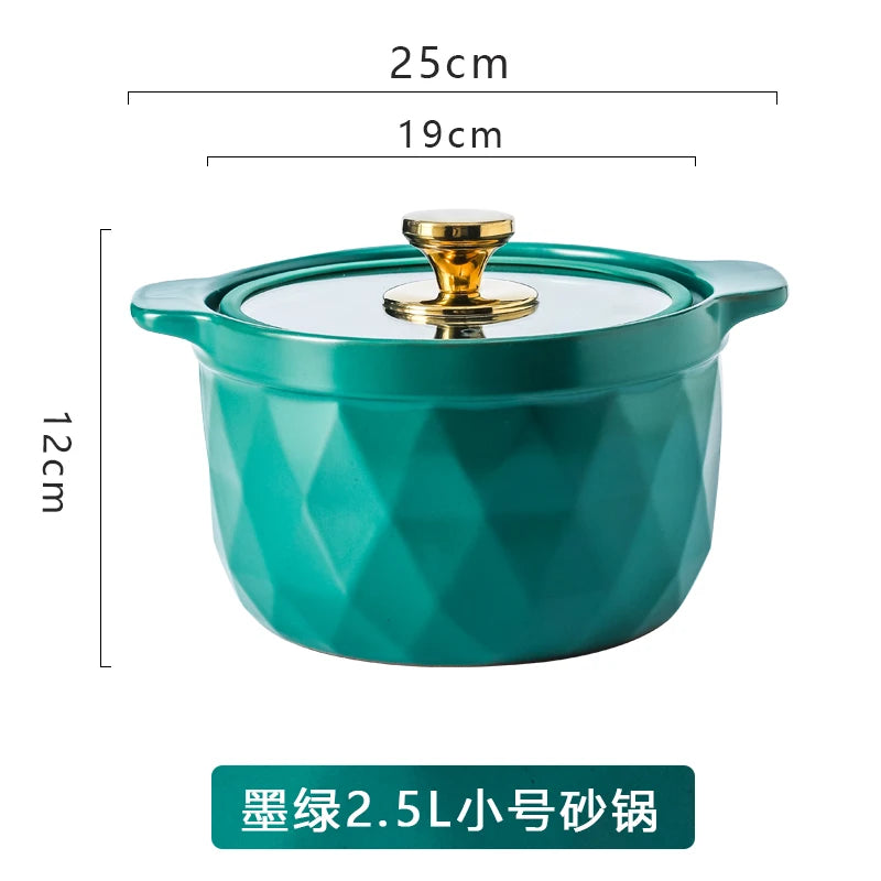 High-end Green Ceramic Plate Home Porcelain Dinner Plate Exquisite Ceramic Bowl Custom Large Size Fish Plate Kitchen Accessories