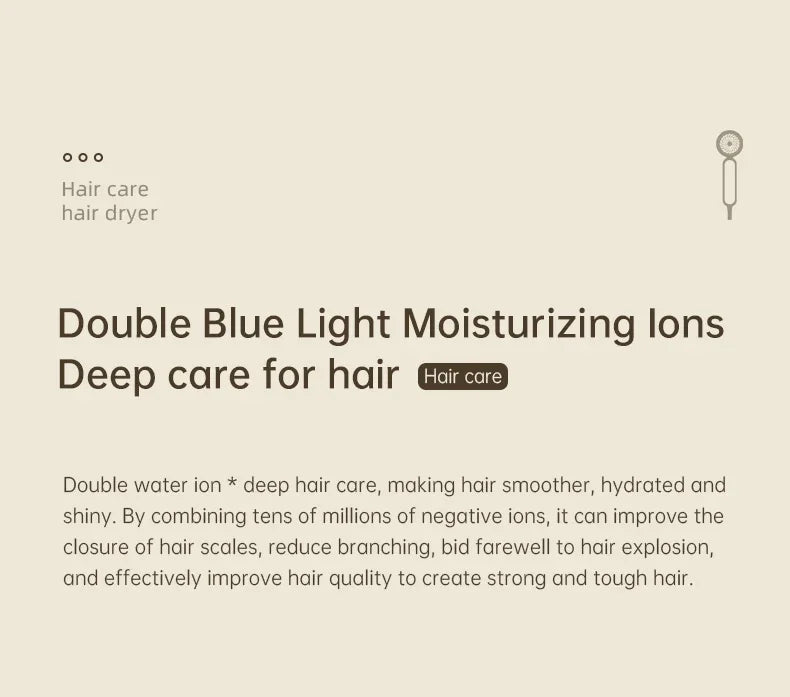 F41 Hair Dryer High-Speed Electric Turbine Airflow Low Noise Constant Temperature And Quick Drying Suitable For Home Salons