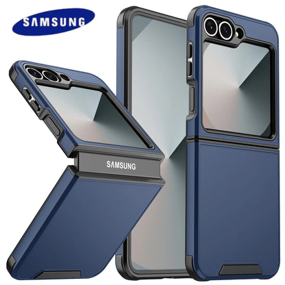 Luxury Original Official Slim Matte Protection Phone Case Samsung Galaxy Z Flip 7 6 5 4  For Wireless Charging Shockproof Cover.