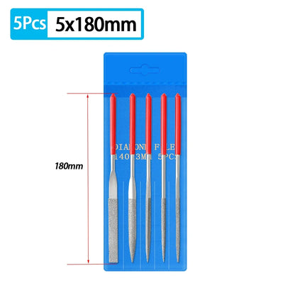 Diamant-Mini-Nadelfeilen-Set für Zimmerei, Schmuck, Stein, Glas, Metall, Keramik, Politur, Schnitzerei, DIY, Handwerk, Holzbearbeitung, Handwerkzeuge