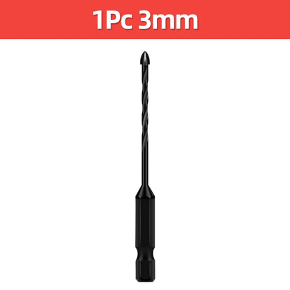 TOOLEYE Kreuz Hex Bohrer Set Für Beton Porzellan Fliesen Glas Metall Multifunktions Bohrer Bits Kit Power Werkzeuge Bohren Bohrer