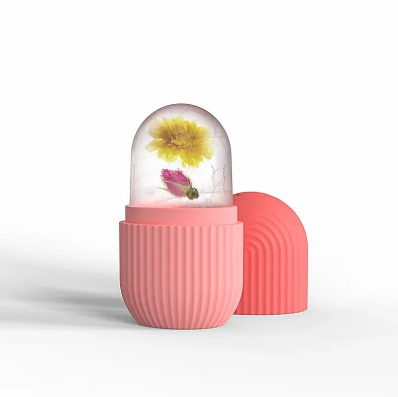 Ice Facial Roller Cube Beauty Lifting Ice Ball Face Massager Contouring Eye Roller Facial Treatment Reduce Acne Skin Care Tool.