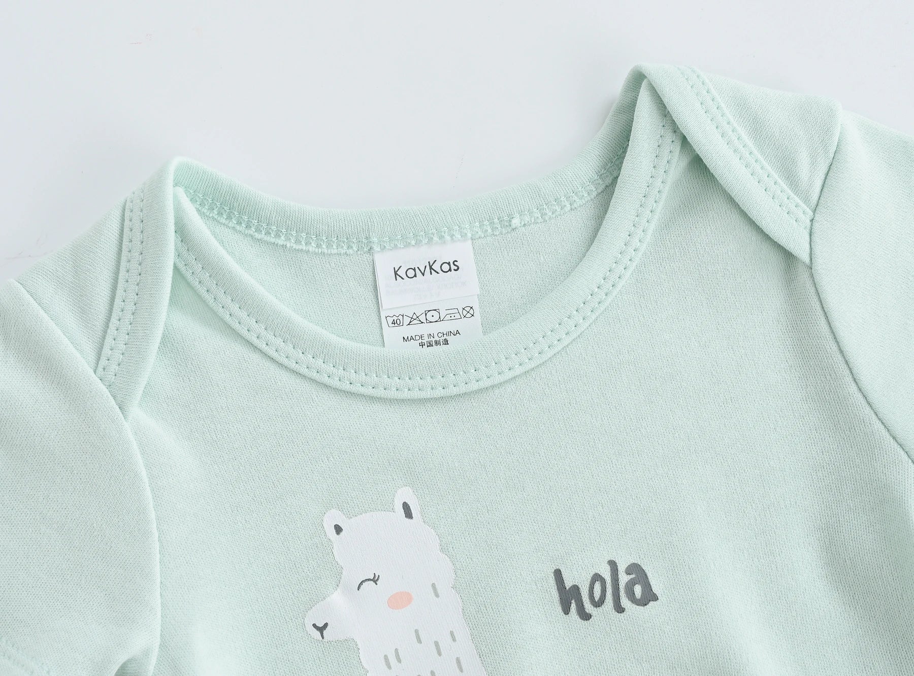 3 Teile/los Kavkas Baby Jungen Body Alpaka Design Baumwolle Kurzarm Oansatz Kleidung 0-12 Monate Kleinkind Kleidung.