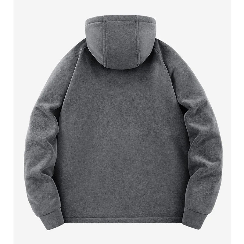 Winter Men Fleece Warm Jackets Mens Windproof Thick Jackets Parkas Coats Men Hooded Casual Outwear Jackets Male LZLLTT.