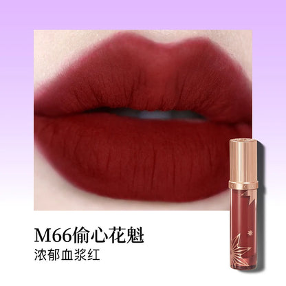 Girlcult Matte Nude Lipstick Velvet Cosmetic Long Lasting Waterproof Non-Stick Cup Lip Glaze Lip Makeup Gift for Girls and Women