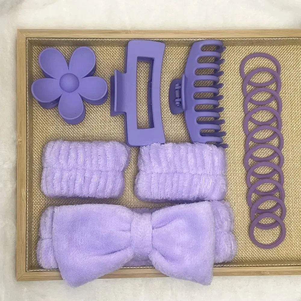 Matte Butterfly Knot Hair Ties Women's Hair Accessories Elastic Hair Bands Floral Hair Clips Autumn Winter New Style Hair Access.