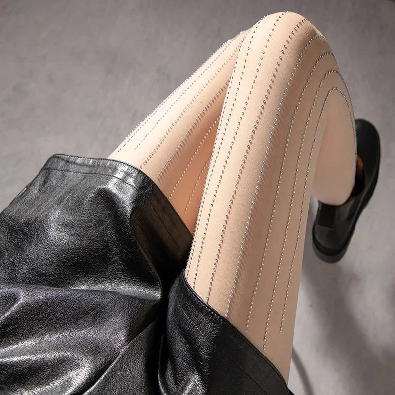 Sexy Blue Butterfly Net Stockings Women's Long Tube Socks Invisible Sweat Absorbent Polka Dot Design Pure Desire Stockings