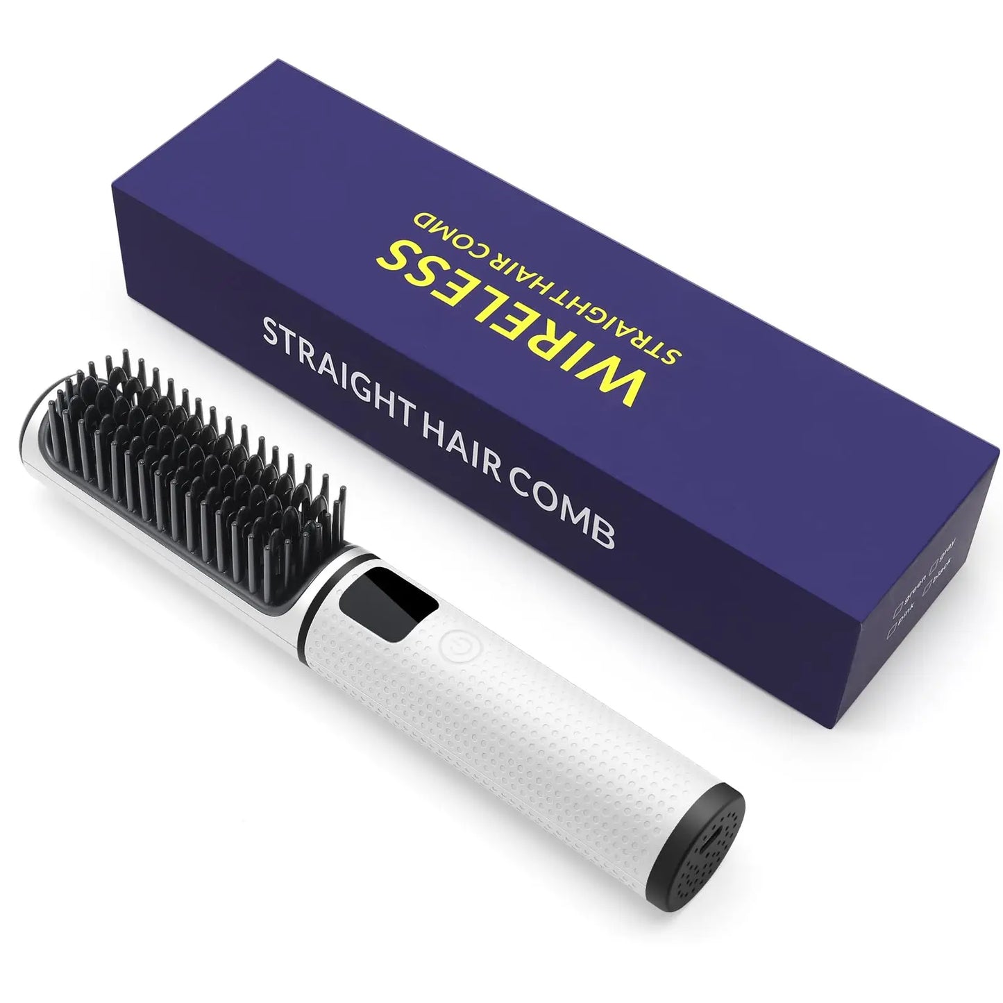 Electric Hot Comb Multi-function Wireless Hair Straightening Comb Negative Ion Anti Hot Styling Tool Hair Straightening Brush