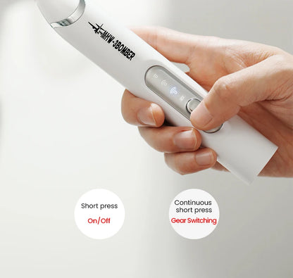 MHW-3BOMEBR Rechargeable Milk Frother Handheld Electric Foam Maker Stainless Steel Whisk Drink Mixer Foamer for Latte/Cappuccino.