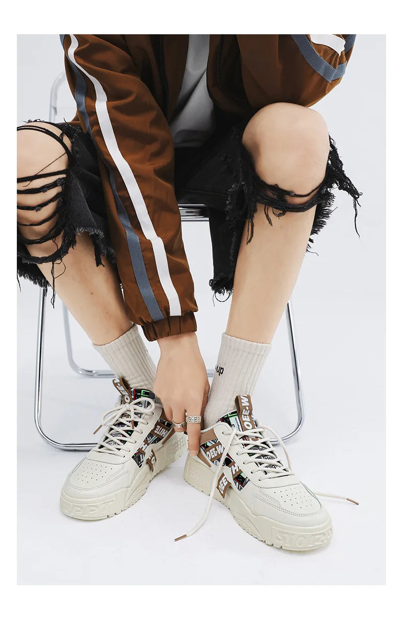 High Quality Men's Casual Shoes  Luxury Male Sneaker Outdoor Fashion Skateboard Shoes Running Platform Designer Vulcanized Shoes.