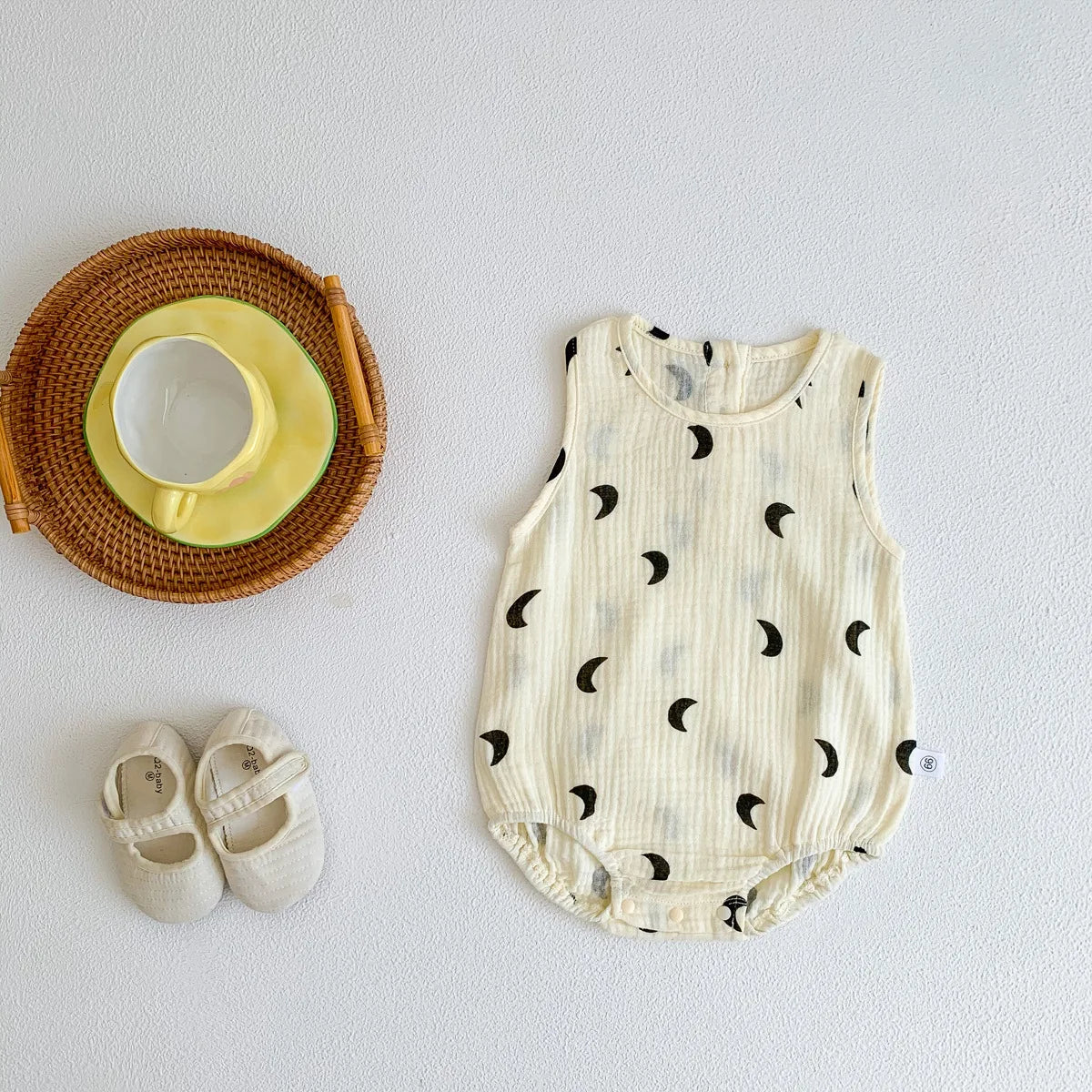 2023 neue Im Sommer Infant Neugeborene Baby Mädchen Jungen Falten Tuch Baumwolle Outfits Kinder Casual Overalls Kleinkind Bodys