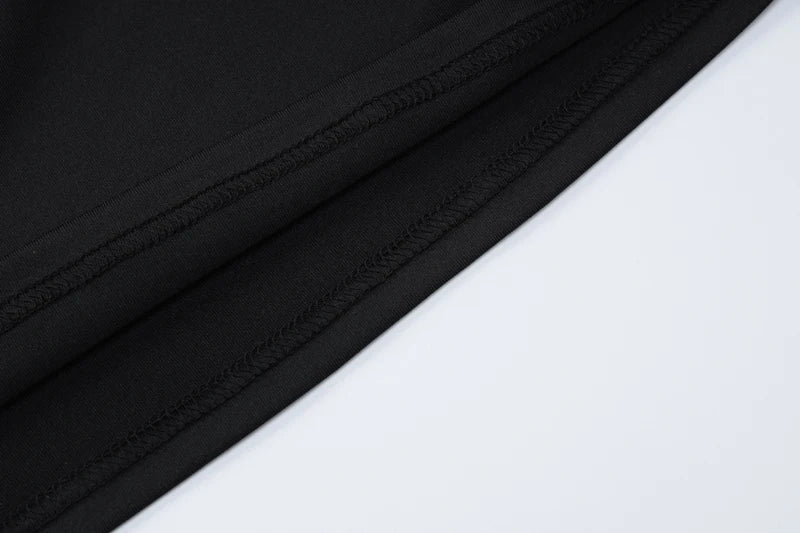 Hugcitar Pure Color Long Sleeve Crop T-Shirt Legging 2 Piece Matching Sets 2024 Spring Women Fashion Streetwear Sports Tracksuit.