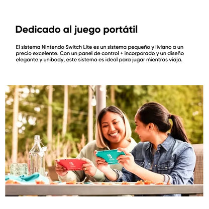 Nintendo Switch Lite Handheld Game Console Lightweight and Portable Built in Joy Con Controller Multiple Color Option.