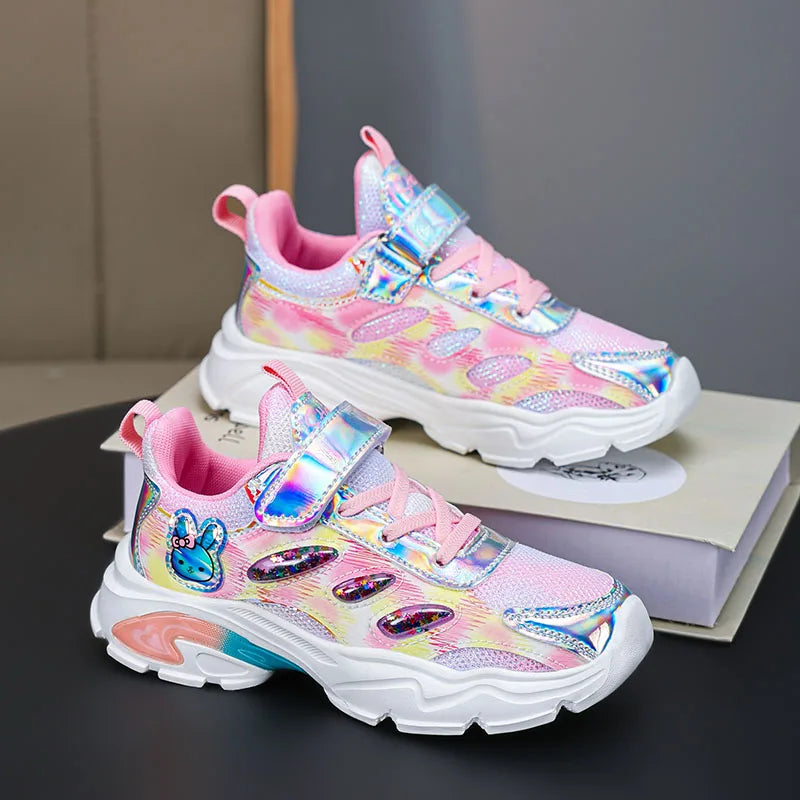 Cute Girls Shoes Children Platform Sneaker 2025 New Autumn Kids School Casual Tenis Shoes Daily Girls Sneaker 4 To 12 Years.