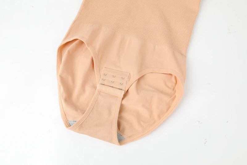 Bodysuit Women Shapewear Tummy Control Butt Lifter Body Shaper Smooth Invisible Under Dress Slimming Underwear Low Neck Jumpsuit