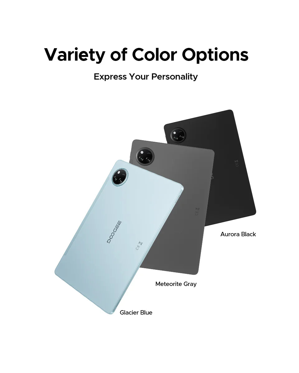 Doogee Tab A9 Pro+ Tablet Pc 11-Inch Android 15 30Gb Ram(6+24) 128Gb Rom 8580Mah Battery Widevine L1 Support Tablet Dual Speakers.